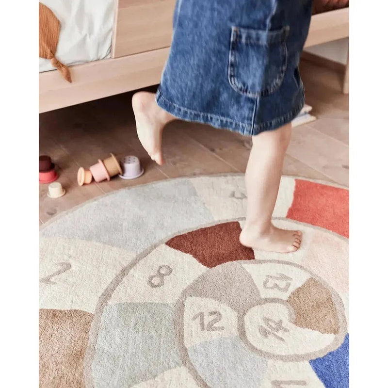 OYOY Nautilus Hopscotch Rug Multi - Studio Play