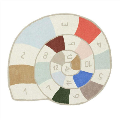 OYOY Nautilus Hopscotch Rug Multi - Studio Play