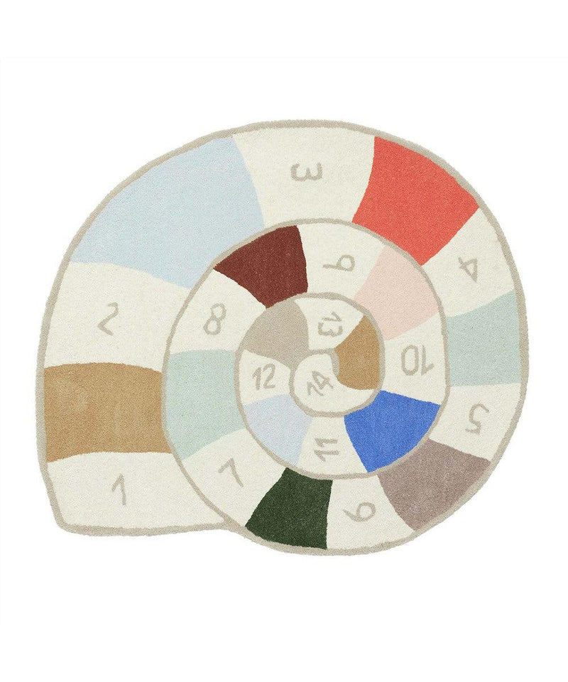 OYOY Nautilus Hopscotch Rug Multi