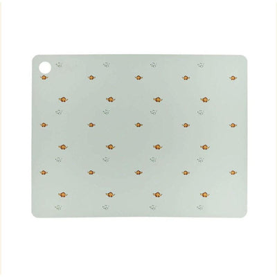 OYOY Placemat Billy Dino Pale Green - Studio Play