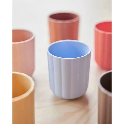 OYOY Pullo Cup 2-Pack Caramel/Ice Blue