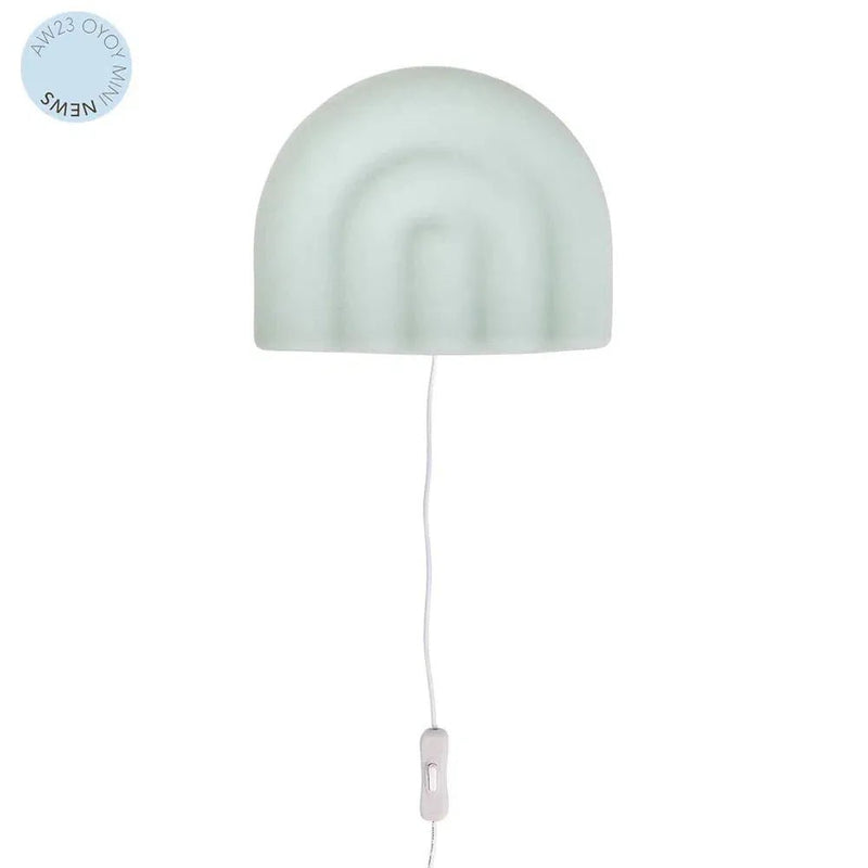 OYOY Rainbow Wall Lamp Pale Mint - Studio Play