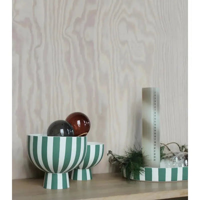 OYOY Toppu Oval Tray Green - Studio Play