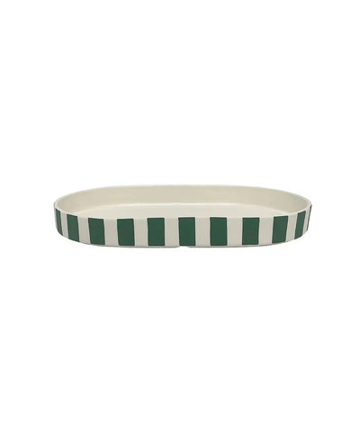 OYOY Toppu Oval Tray Green