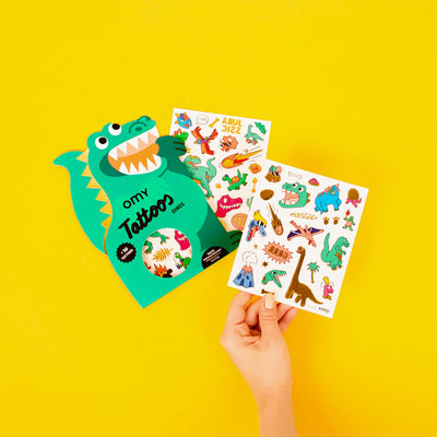 OMY Temporary Tattoos Dinos