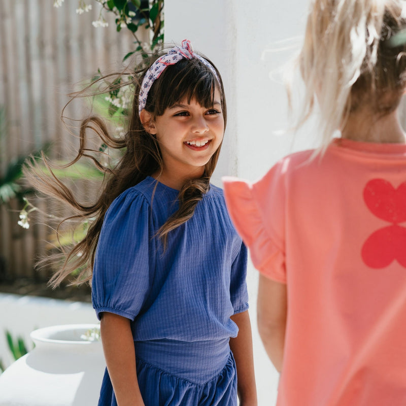 Petit Blush Puff Sleeve Blouse Marlin - Studio Play