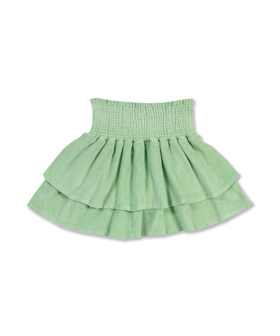 Petit Blush Towel Mini Skirt Quiet Green
