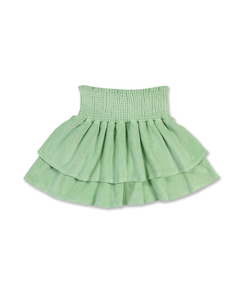 Petit Blush Towel Mini Skirt Quiet Green
