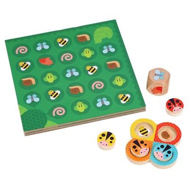 Petit Collage Board Game Lucky Ladybug