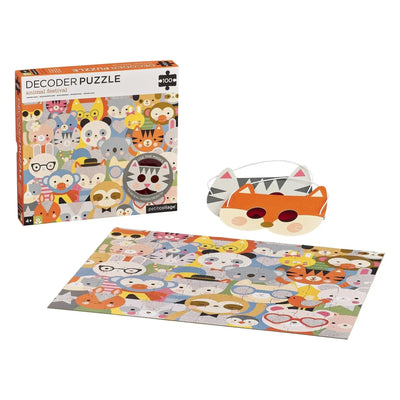 Petit Collage Decodeerpuzzel Dierenfestival - Studio Play