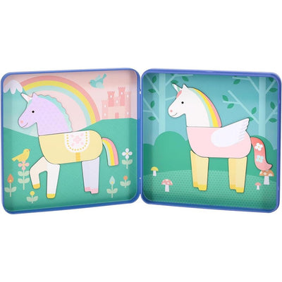 Petit Collage Magnetic Play Se On The Go Unicorns