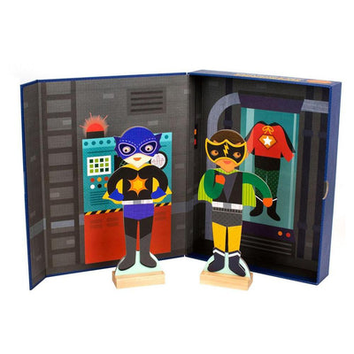 Petit Collage Magnetisch Aankleedspel Superhelden