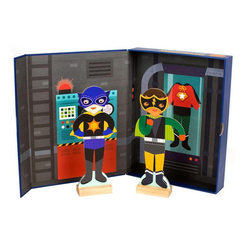 Petit Collage Magnetisch Aankleedspel Superhelden