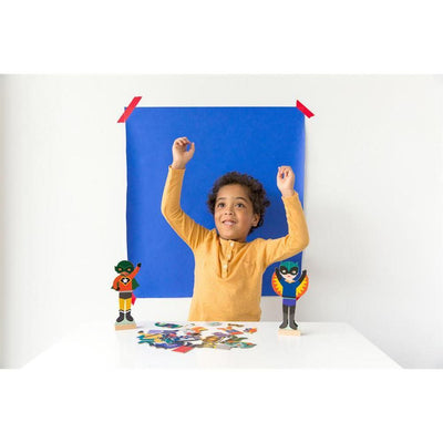 Petit Collage Magnetisch Aankleedspel Superhelden