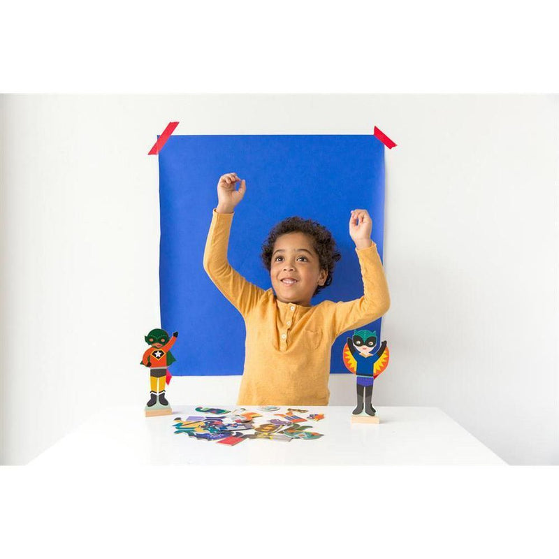 Petit Collage Magnetisch Aankleedspel Superhelden