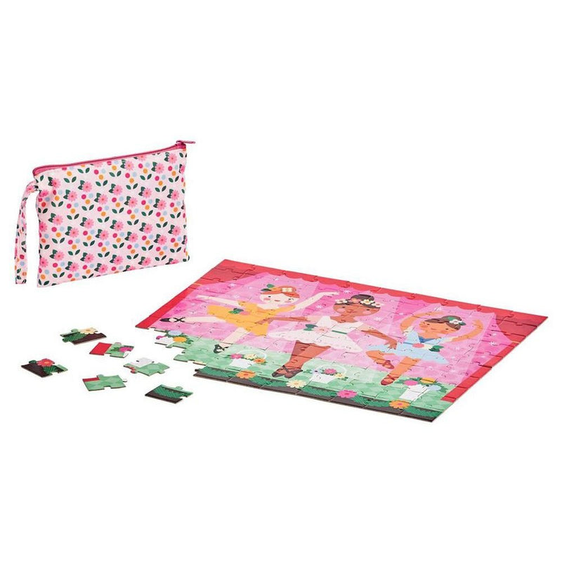 Petit Collage Tweezijdige Puzzel On - The - Go Ballerina - Studio Play