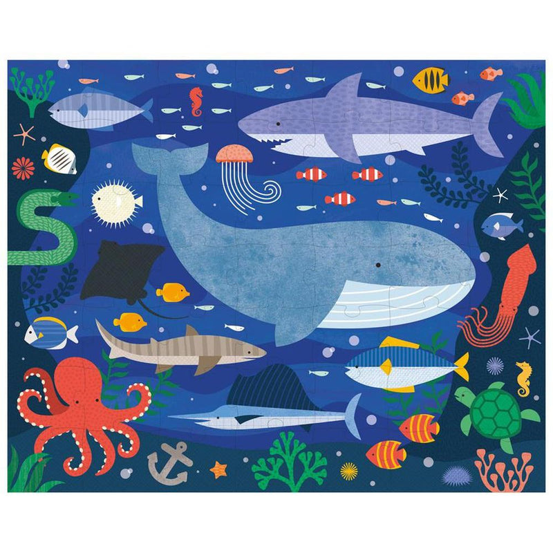Petit Collage Tweezijdige Puzzel On - The - Go Waterwereld - Studio Play