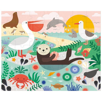 Petit Collage Tweezijdige Puzzel On - The - Go Waterwereld - Studio Play