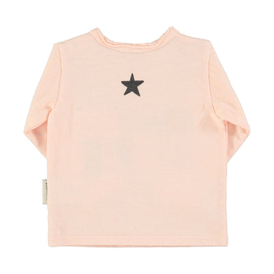 Piupiuchick Baby Longsleeve T'shirt Light Pink With "music" Print - Studio Play