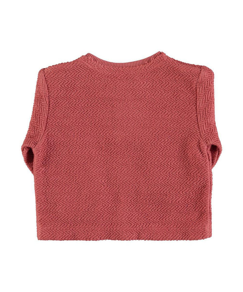 Piupiuchick Baby Newborn Cardigan Old Pink