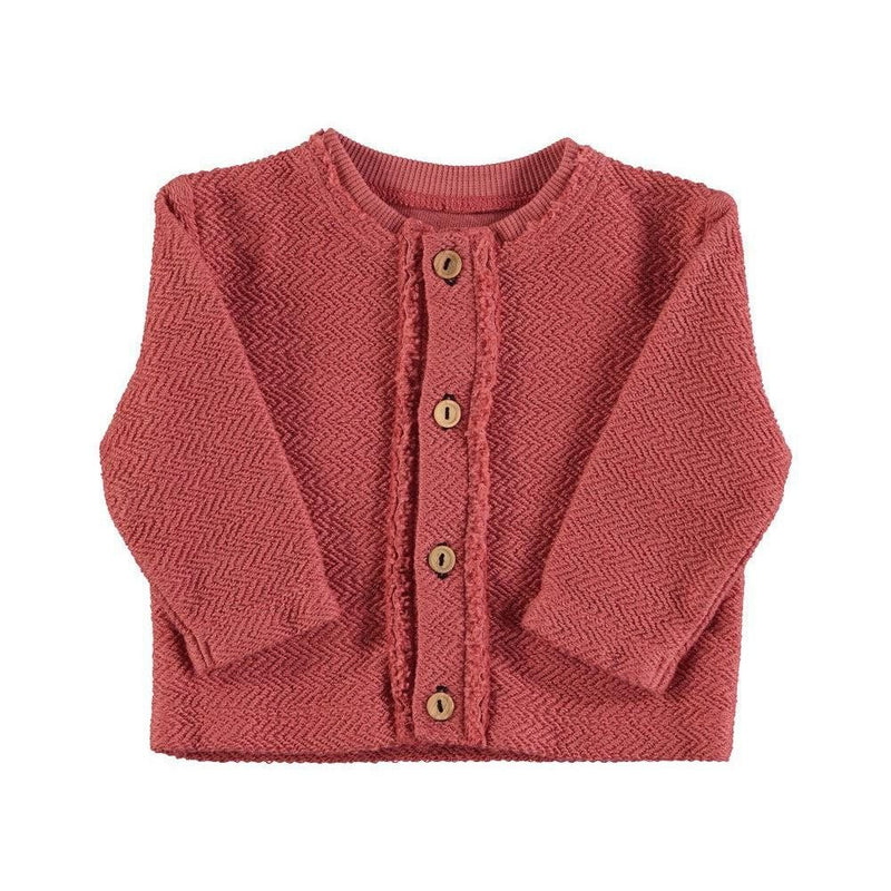 Piupiuchick Baby Newborn Cardigan Old Pink - Studio Play