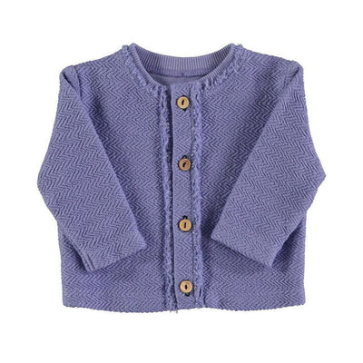 Piupiuchick Baby Newborn Cardigan Purple - Studio Play