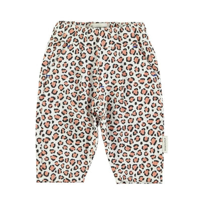 Piupiuchick Baby Trousers Ecru Animal Print - Studio Play