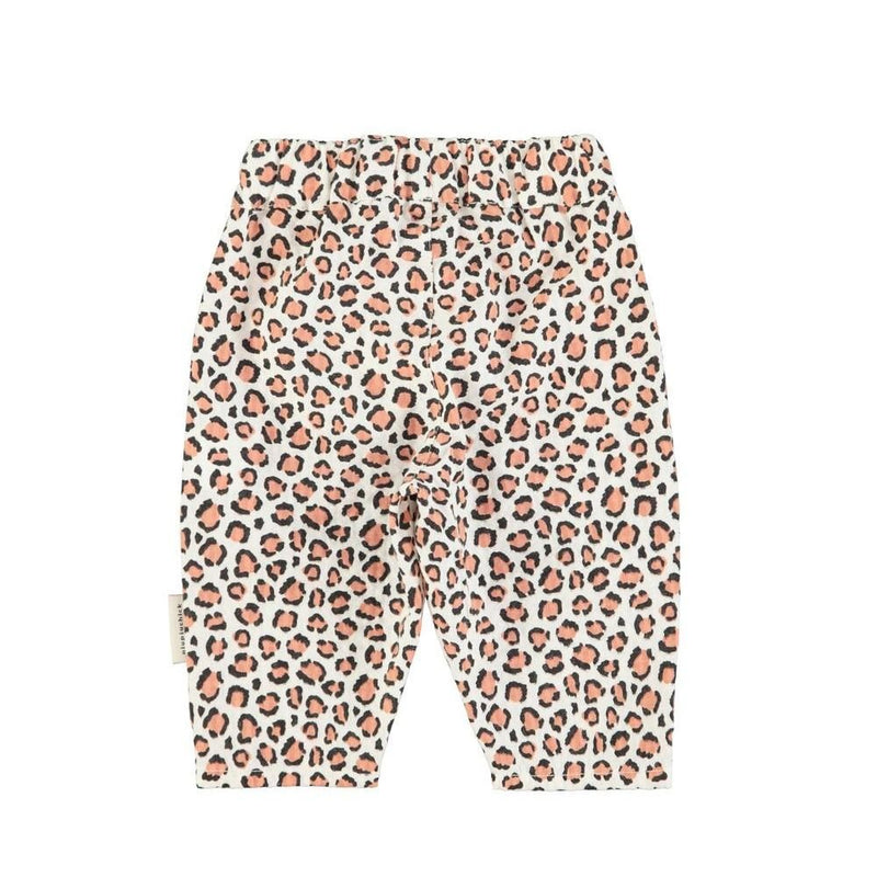 Piupiuchick Baby Trousers Ecru Animal Print - Studio Play