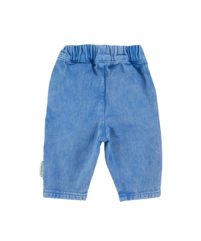 Piupiuchick Baby Trousers Washed Navy Blue