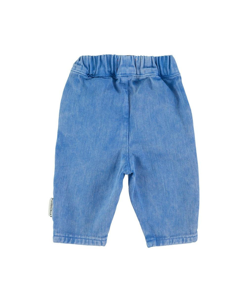 Piupiuchick Baby Trousers Washed Navy Blue