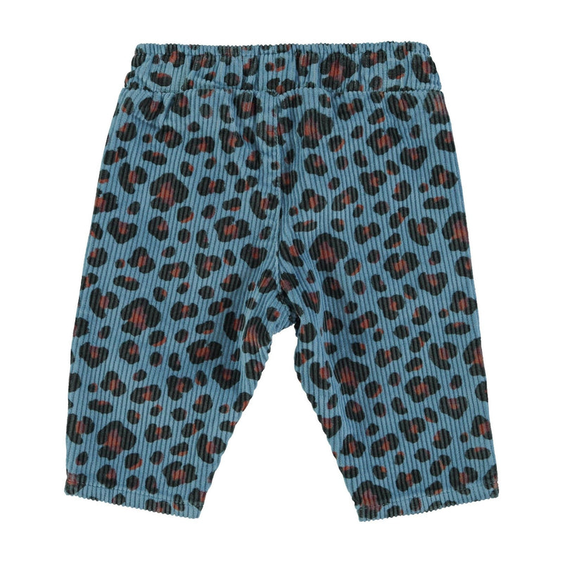 Piupiuchick Baby Unisex Trousers Blue With Animal Print - Studio Play