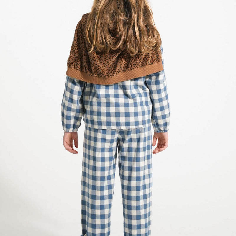 Piupiuchick Blouse Blue & White Checkered - Studio Play