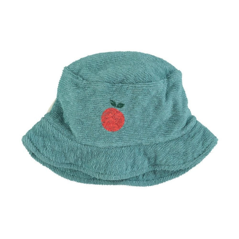 Piupiuchick Hat Green with Apple Print - Studio Play