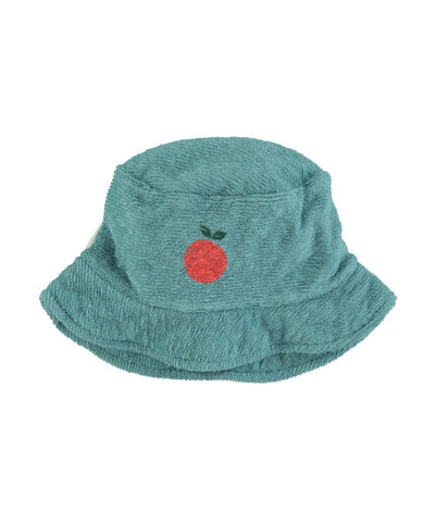 Piupiuchick Hat Green with Apple Print
