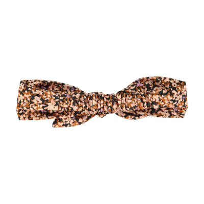 Piupiuchick Headband with Bow Light Pink Flowers