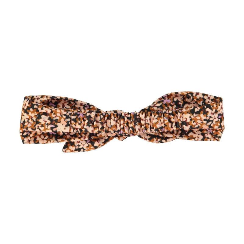 Piupiuchick Headband with Bow Light Pink Flowers