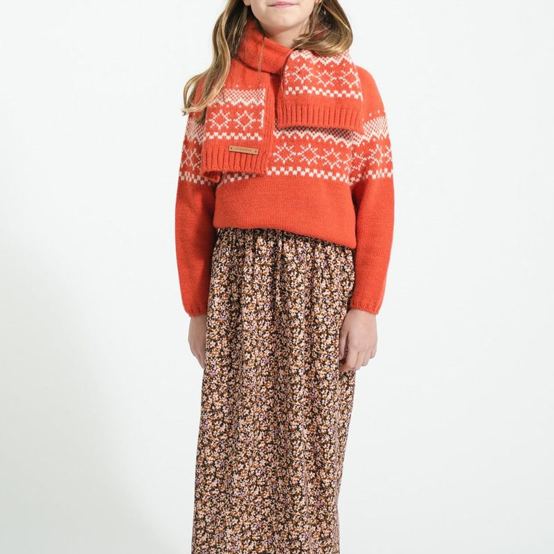 Piupiuchick Jacquard Sweater Red - Studio Play