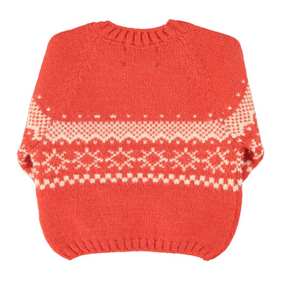 Piupiuchick Jacquard Sweater Red - Studio Play