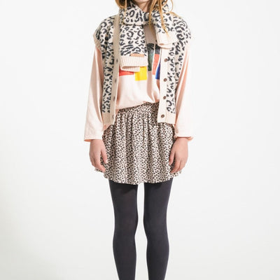 Piupiuchick Longsleeve T'shirt Light Pink With "music" Print