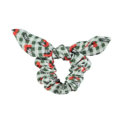 Piupiuchick Scrunchie Green and Ecru
