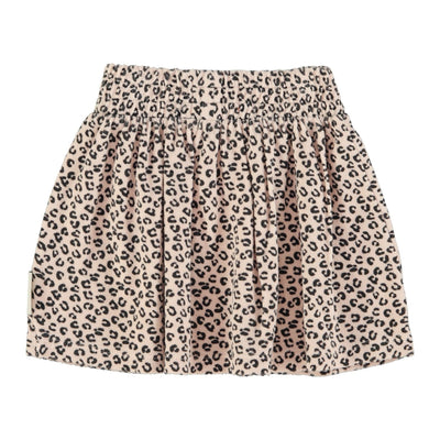 Piupiuchick Short Skirt Pale Pink With Animal Print