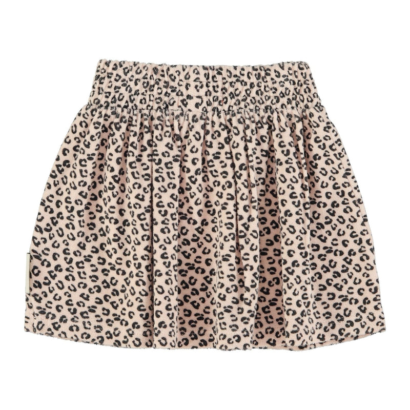 Piupiuchick Short Skirt Pale Pink With Animal Print
