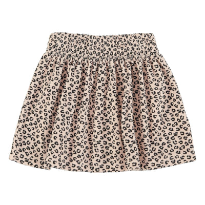 Piupiuchick Short Skirt Pale Pink With Animal Print