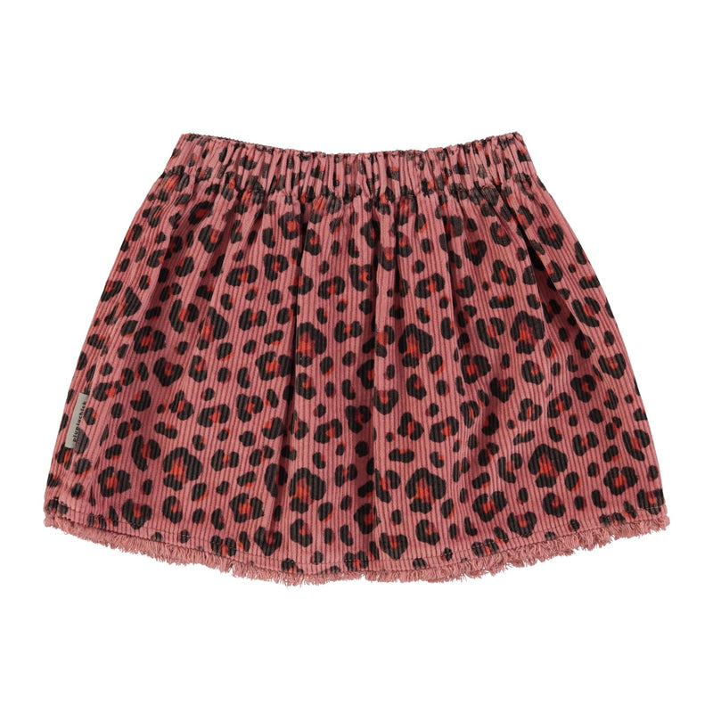 Piupiuchick Short Skirt Pink With Animal Print