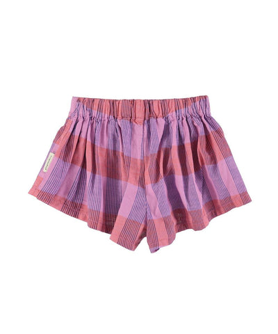 Piupiuchick Shorts Lavender Checkered