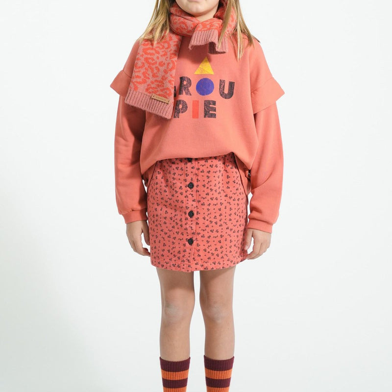 Piupiuchick Sweatshirt Pink With "groupie" Print - Studio Play