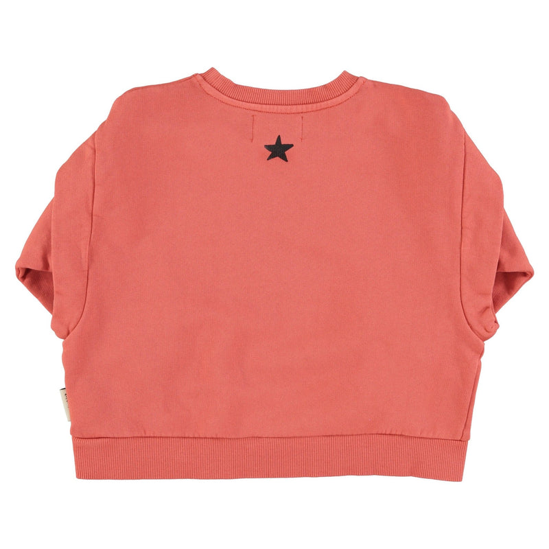 Piupiuchick Sweatshirt Pink With "groupie" Print - Studio Play