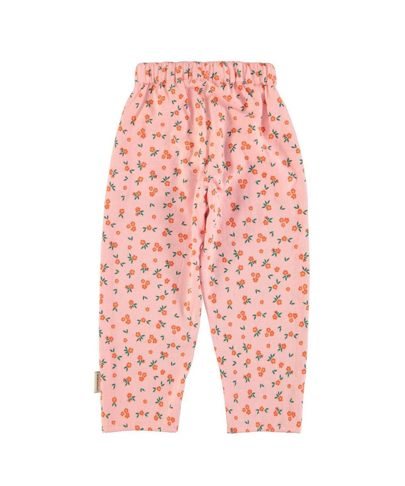 Piupiuchick Trousers Pink Flowers