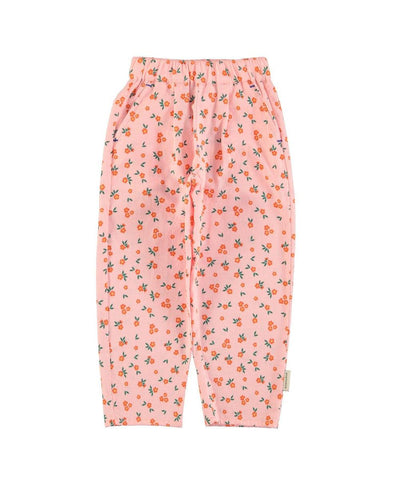 Piupiuchick Trousers Pink Flowers