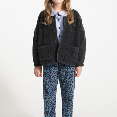 Piupiuchick Unisex Trousers Blue With Animal Print - Studio Play